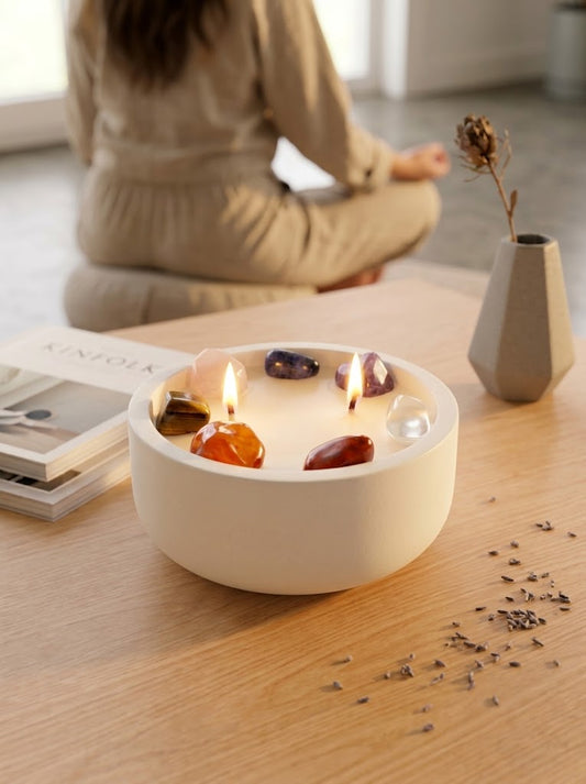 Vela aromática artesanal Chakra Essence