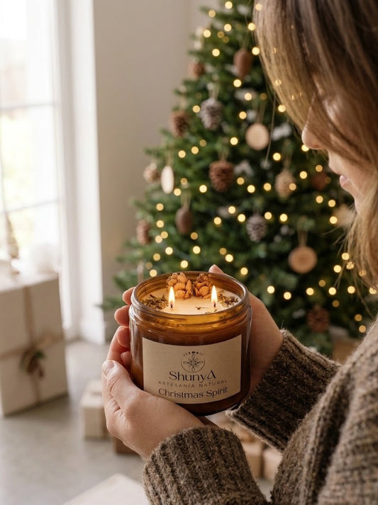 Vela aromática artesanal Christmas Spirit