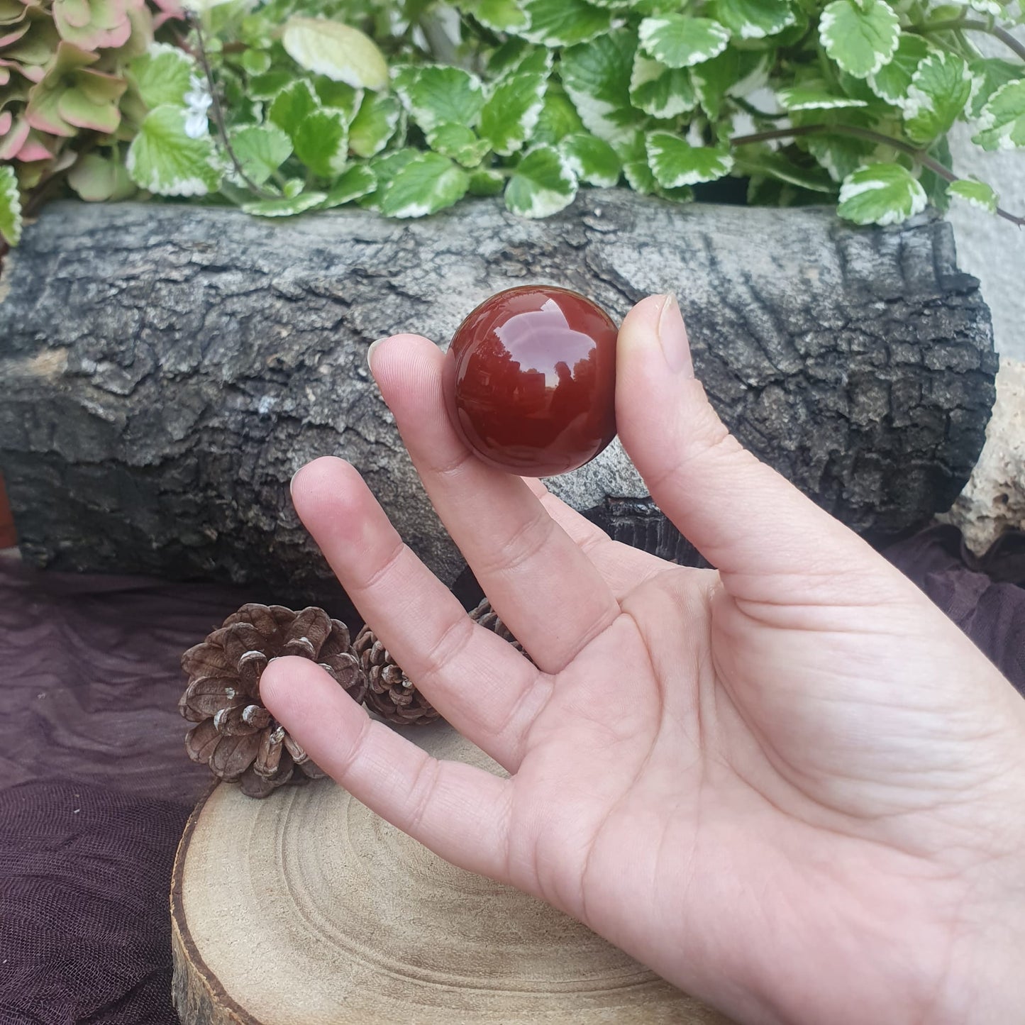 Esfera de Cornalina