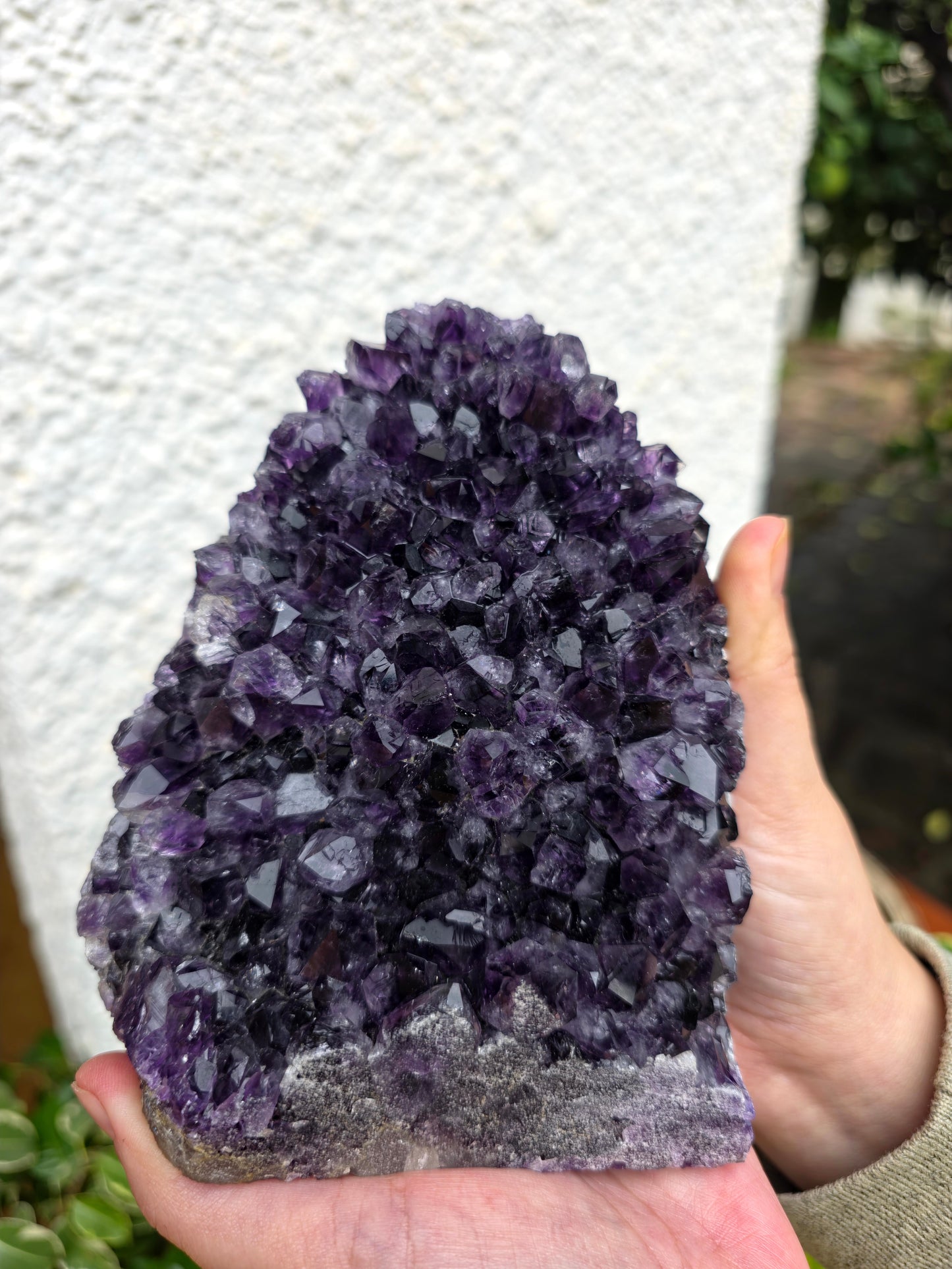 Drusa de amatista de Uruguay AAA 12,8 x 12 cm 1541 g