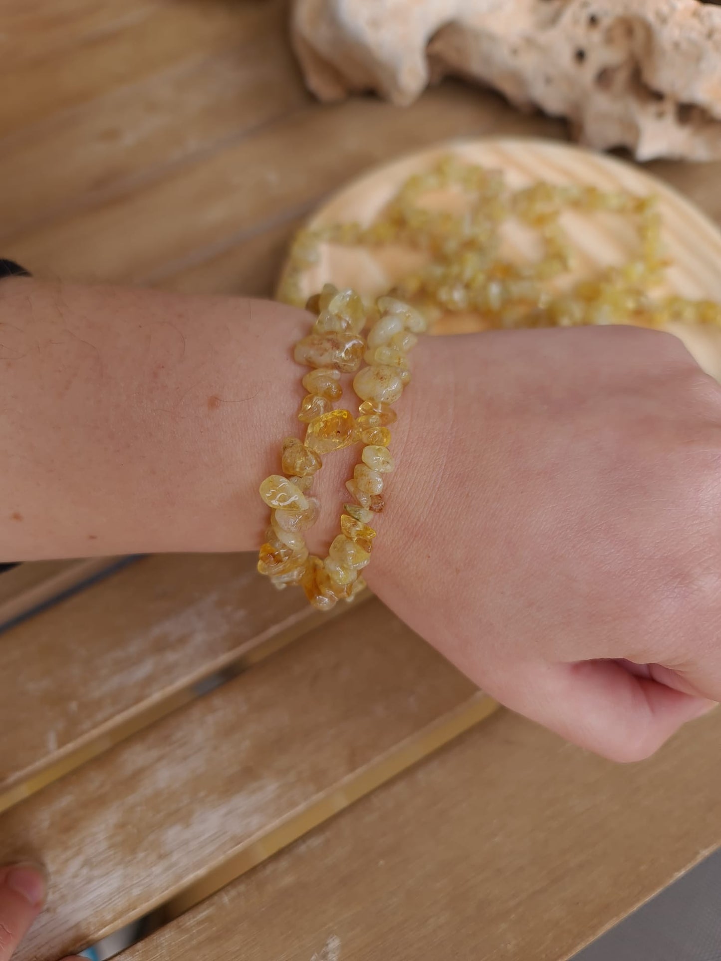 Pulsera chip de Citrino