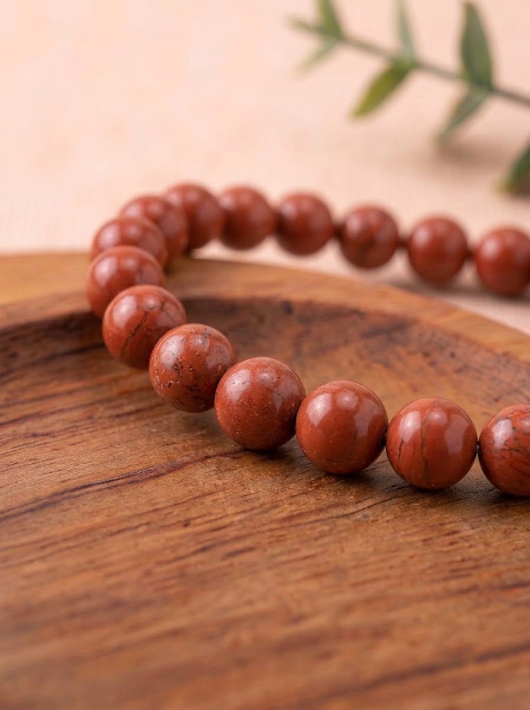 pulsera jaspe rojo foto 3