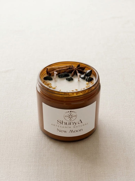Vela aromática artesanal New Moon