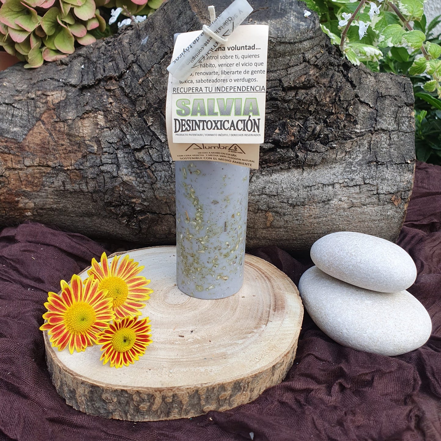 Handmade Sage Candle - Detox