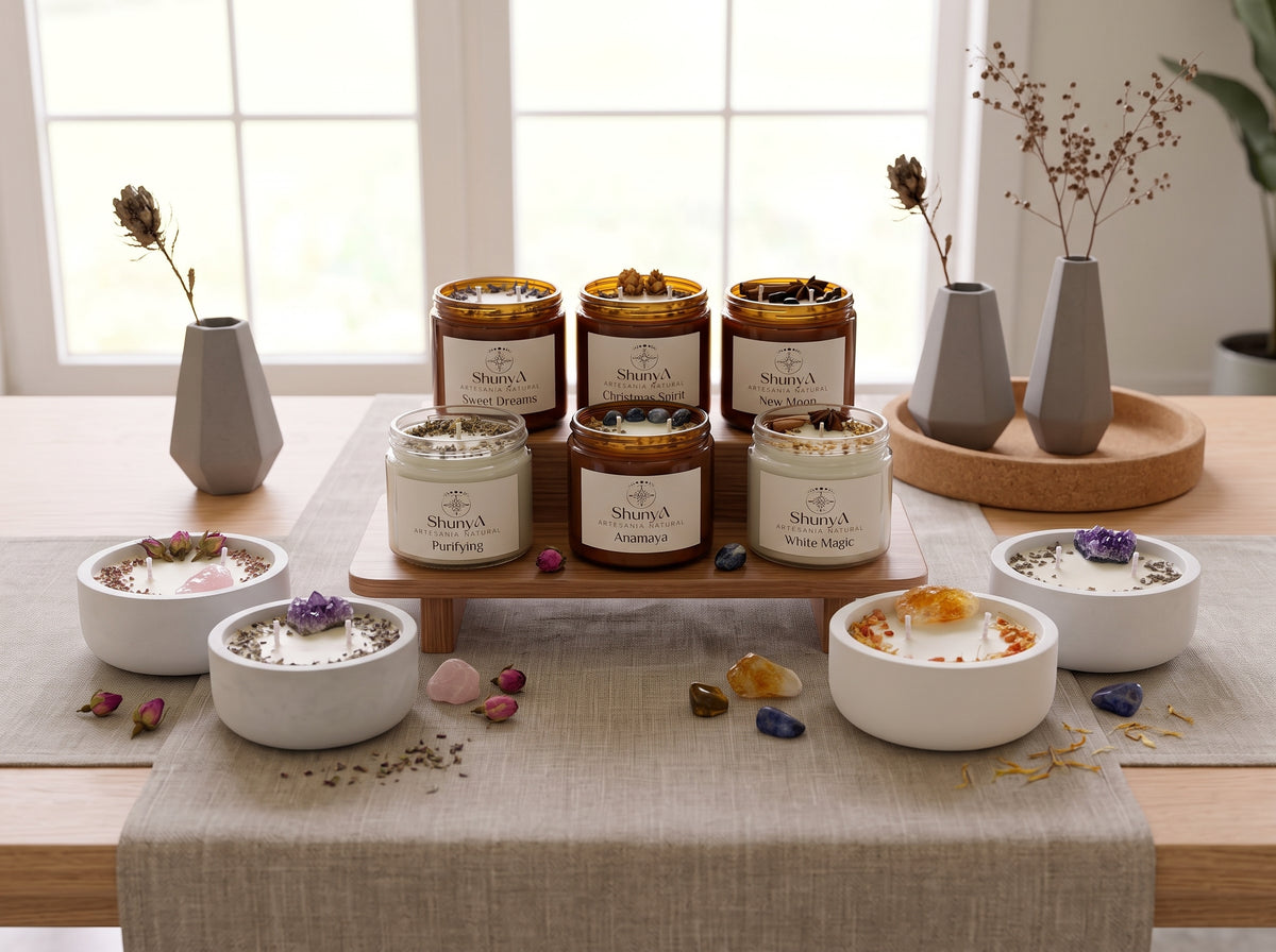 Velas hechas a mano para que tu hogar huela increíble