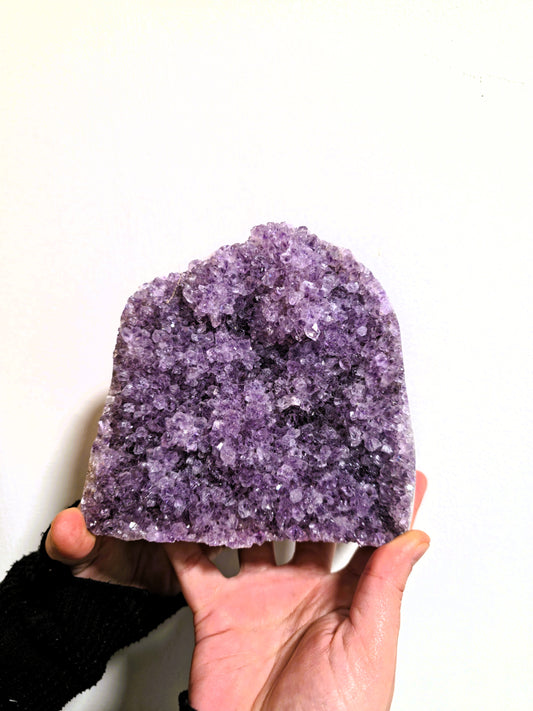 Drusa de amatista natural 13,5 x 13 x 6 cm pieza única