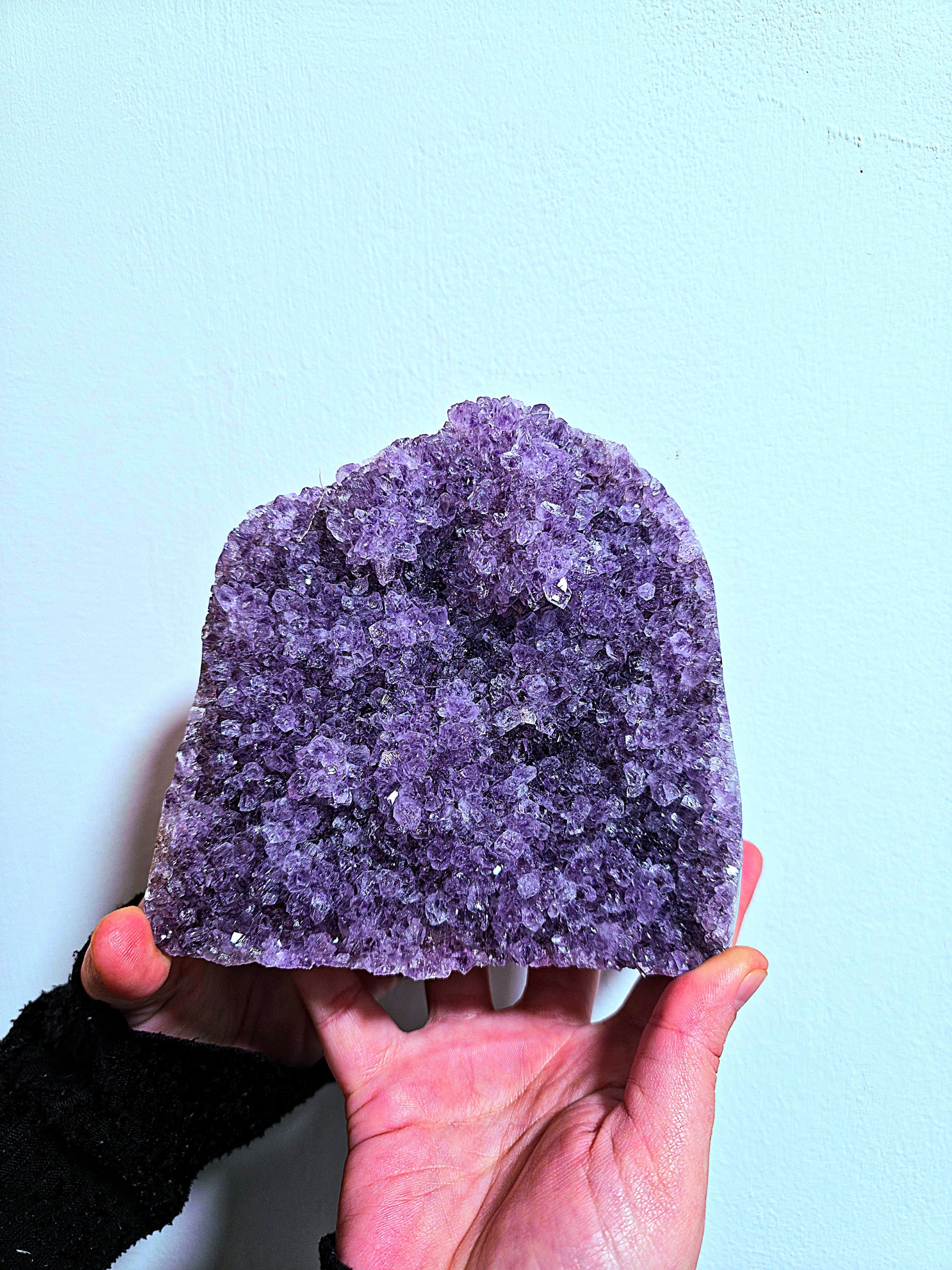 Drusa de amatista natural 13,5 x 13 x 6 cm pieza única