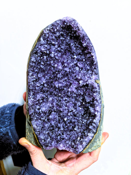 Drusa de amatista natural calidad extra AA pieza única