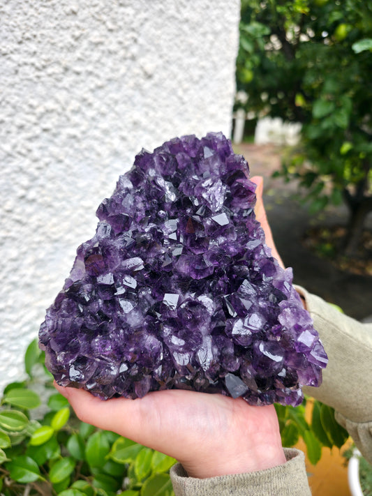 Drusa de amatista de Uruguay AAA 14,5 x 14,5 cm 2794 g