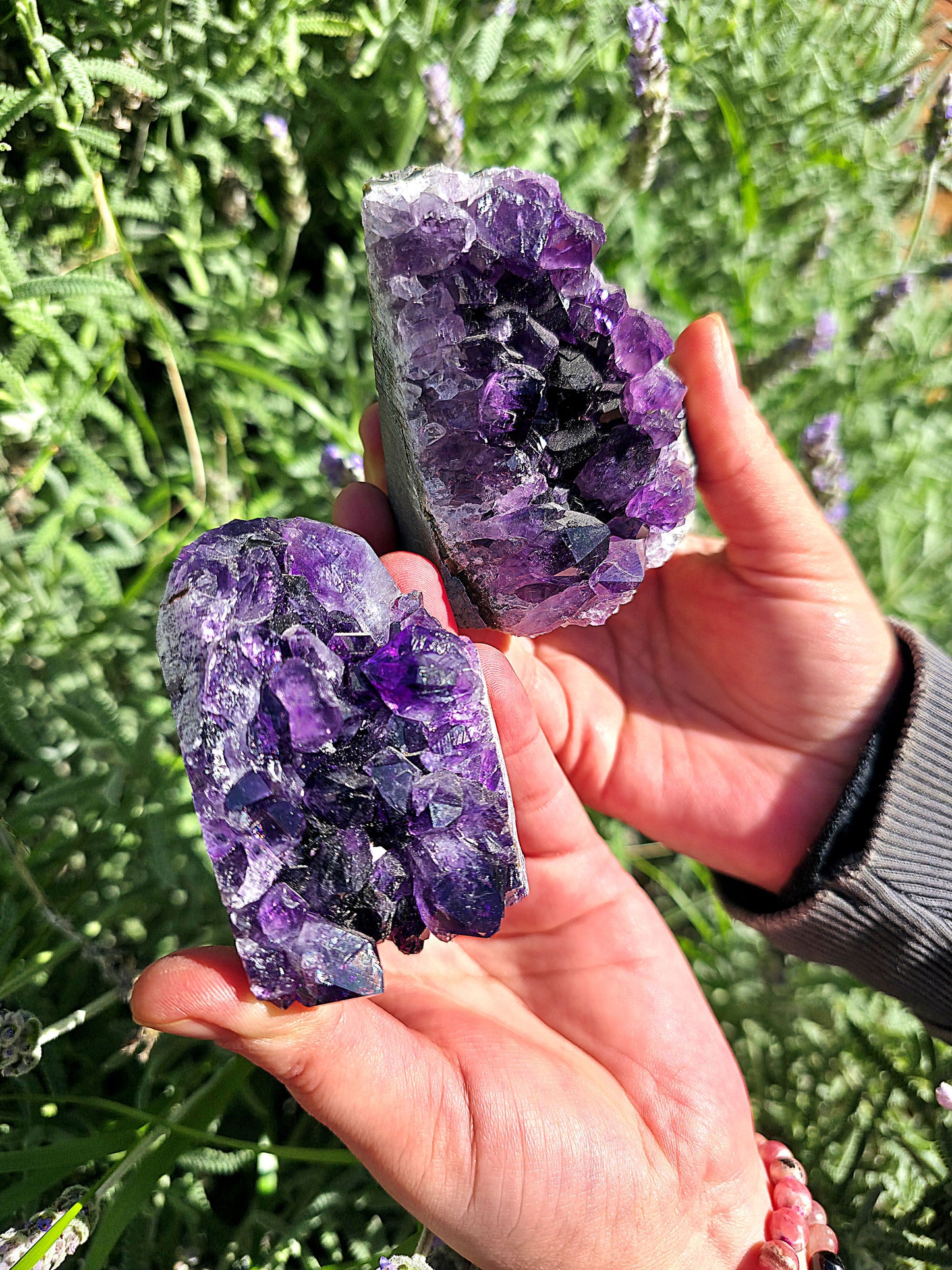 Drusa amatista calidad super extra AAA 6 a 8 cm foto 3