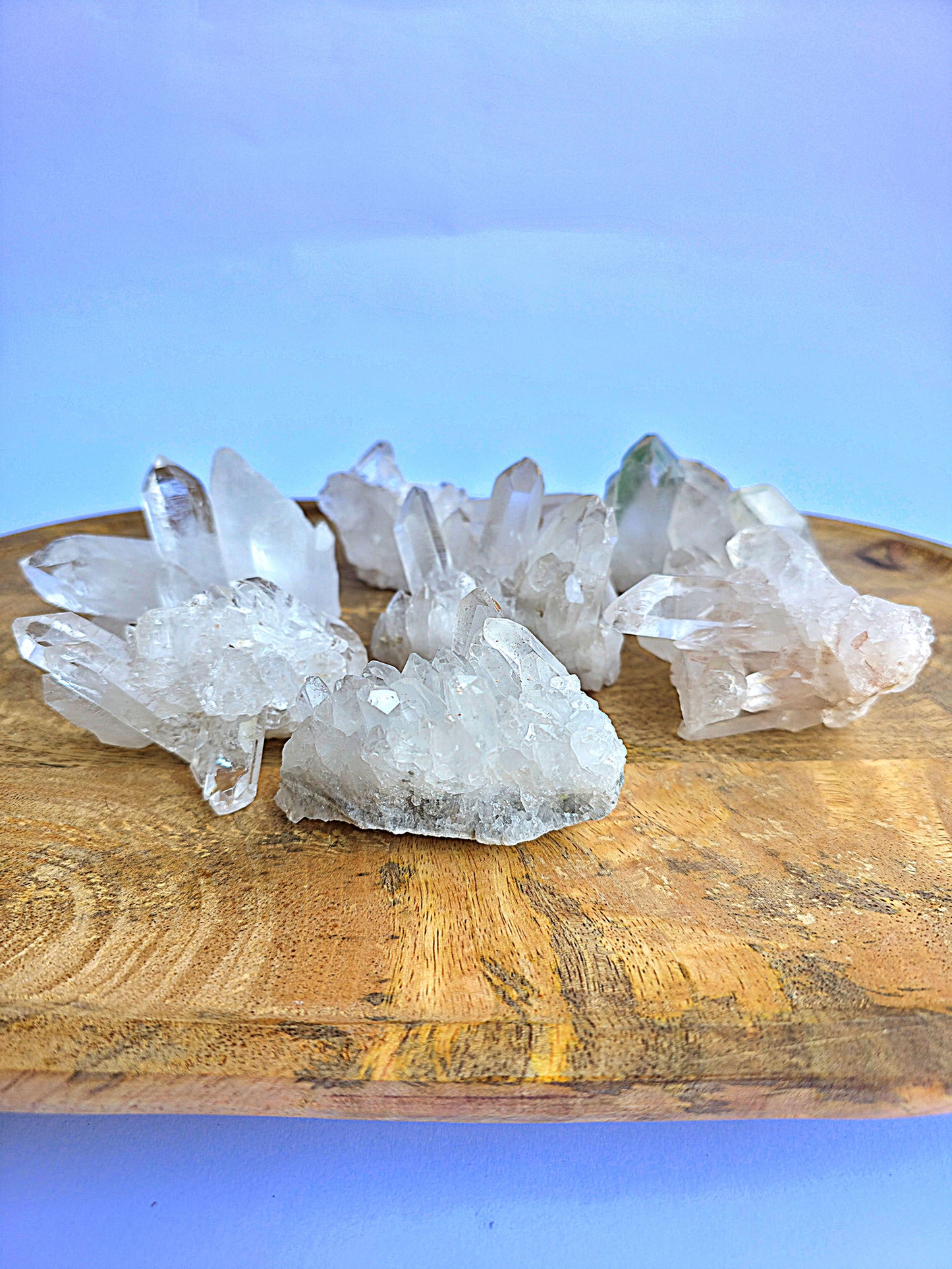 Drusa cuarzo cristal natural con puntas y cristales en bruto foto 2