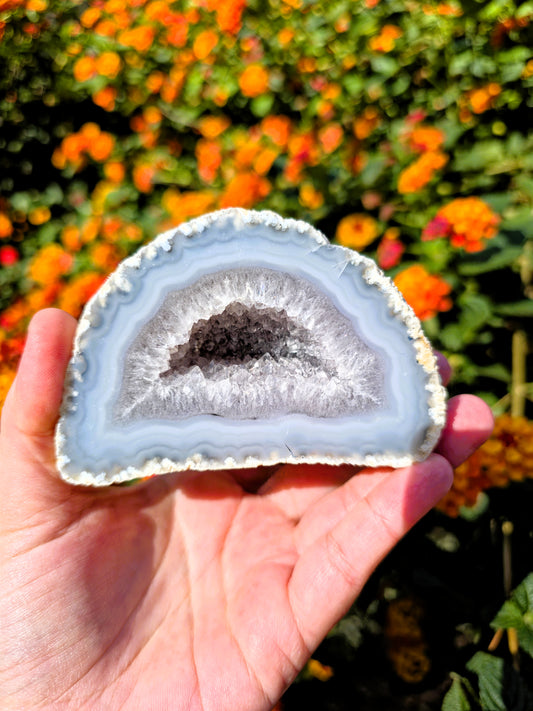 geoda ágata y calcedonia decoración y energía positiva