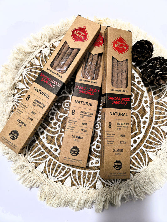 Incienso Natural de Sándalo · Sagrada Madre
