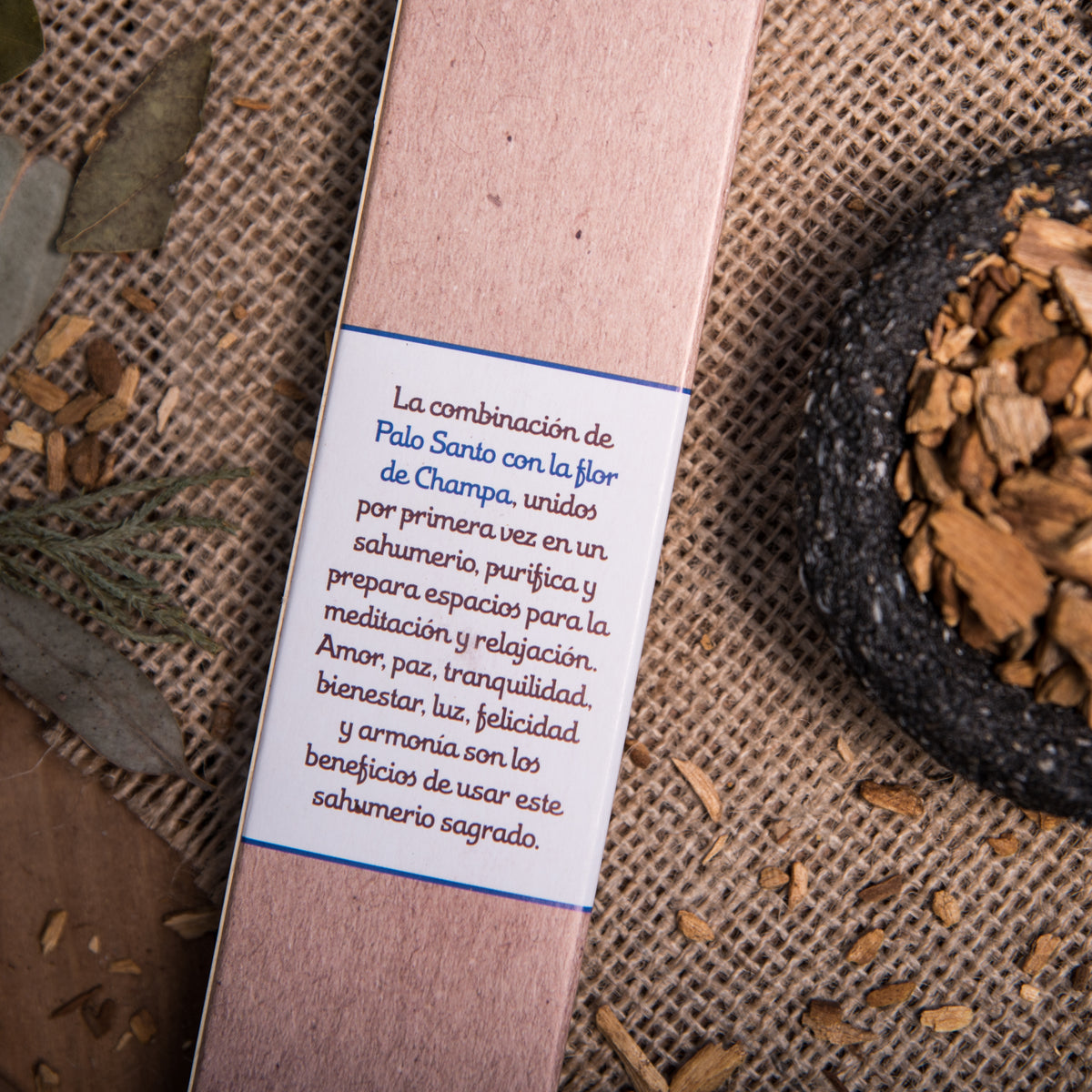 incienso palo santo champa sagrada madre varillas gruesas aroma floral foto 2
