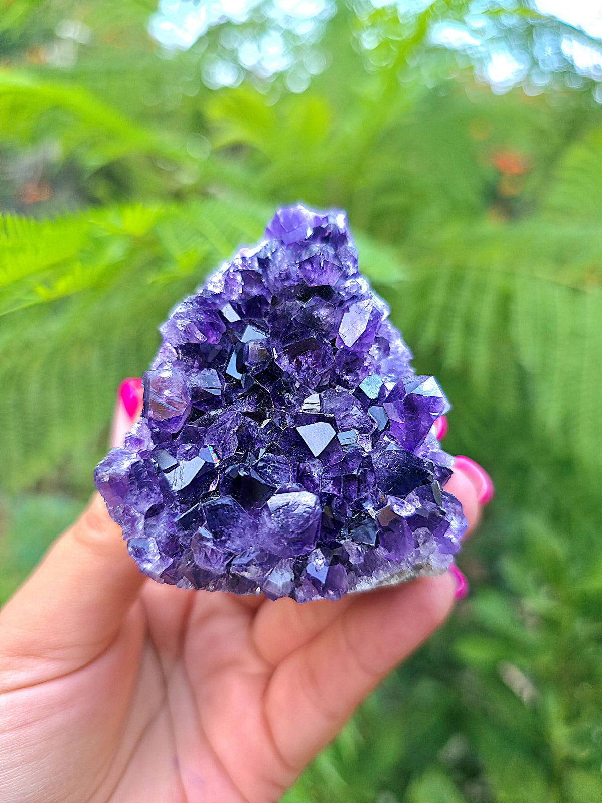 Drusa de Amatista Natural · Calidad Súper Extra AAA (6–9 cm, 180–330 g)