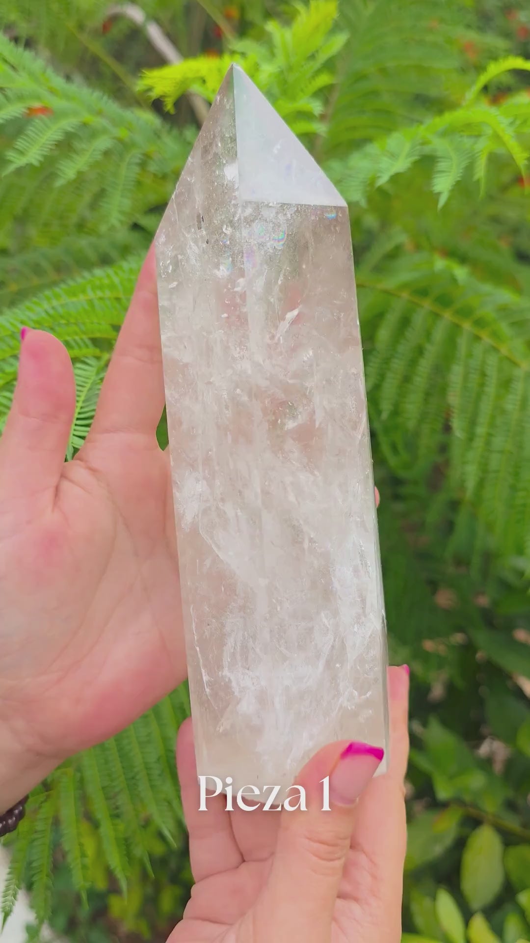Puntas y prismas de Cuarzo Maestro natural Super Extra piezas únicas video