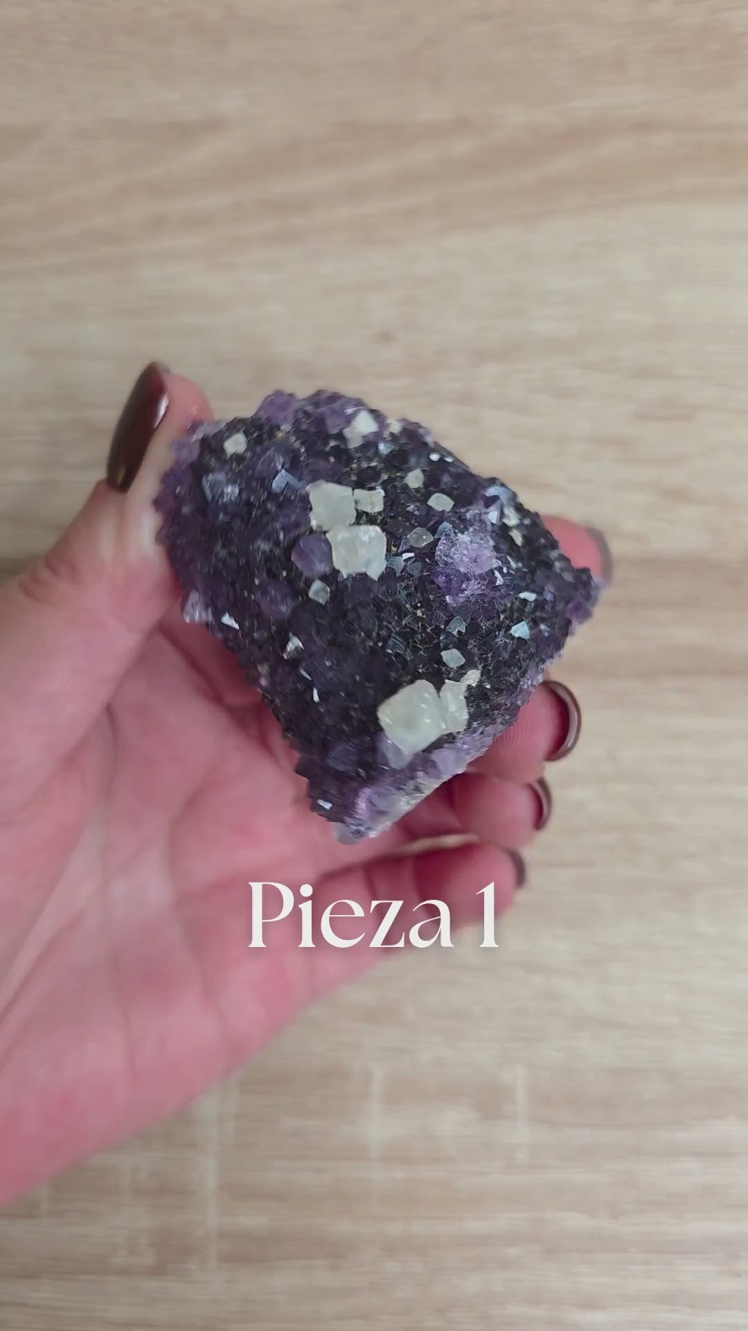 Drusa de Amatista Plana AA plana video detalle