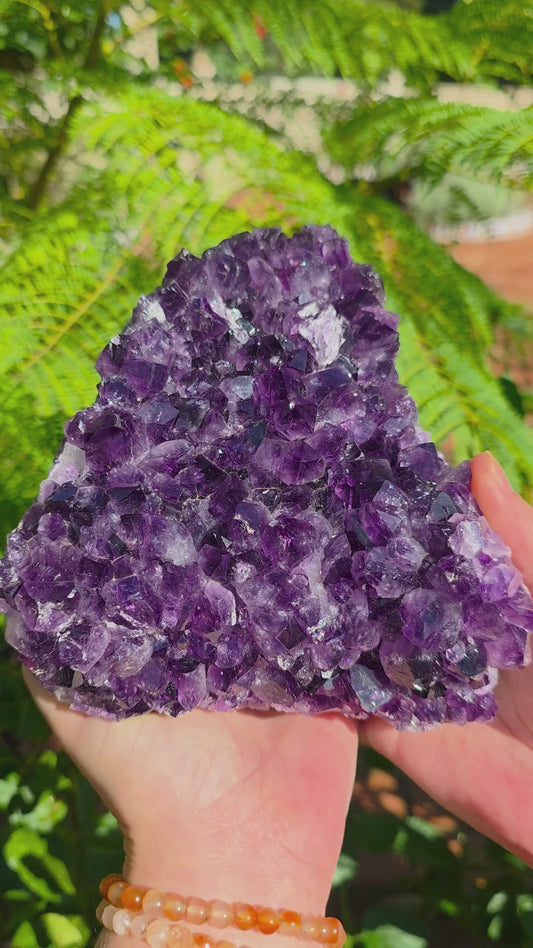 Drusa de Amatista de Uruguay en Bruto – Calidad AAA (14,5 x 14,5 cm - 2794 g.)