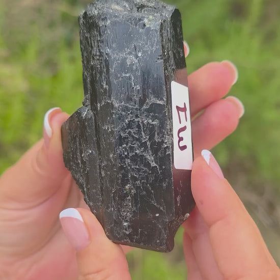 turmalina negra chorlo masivo en bruto extra grande brillo intenso video detalle de todas las piezas