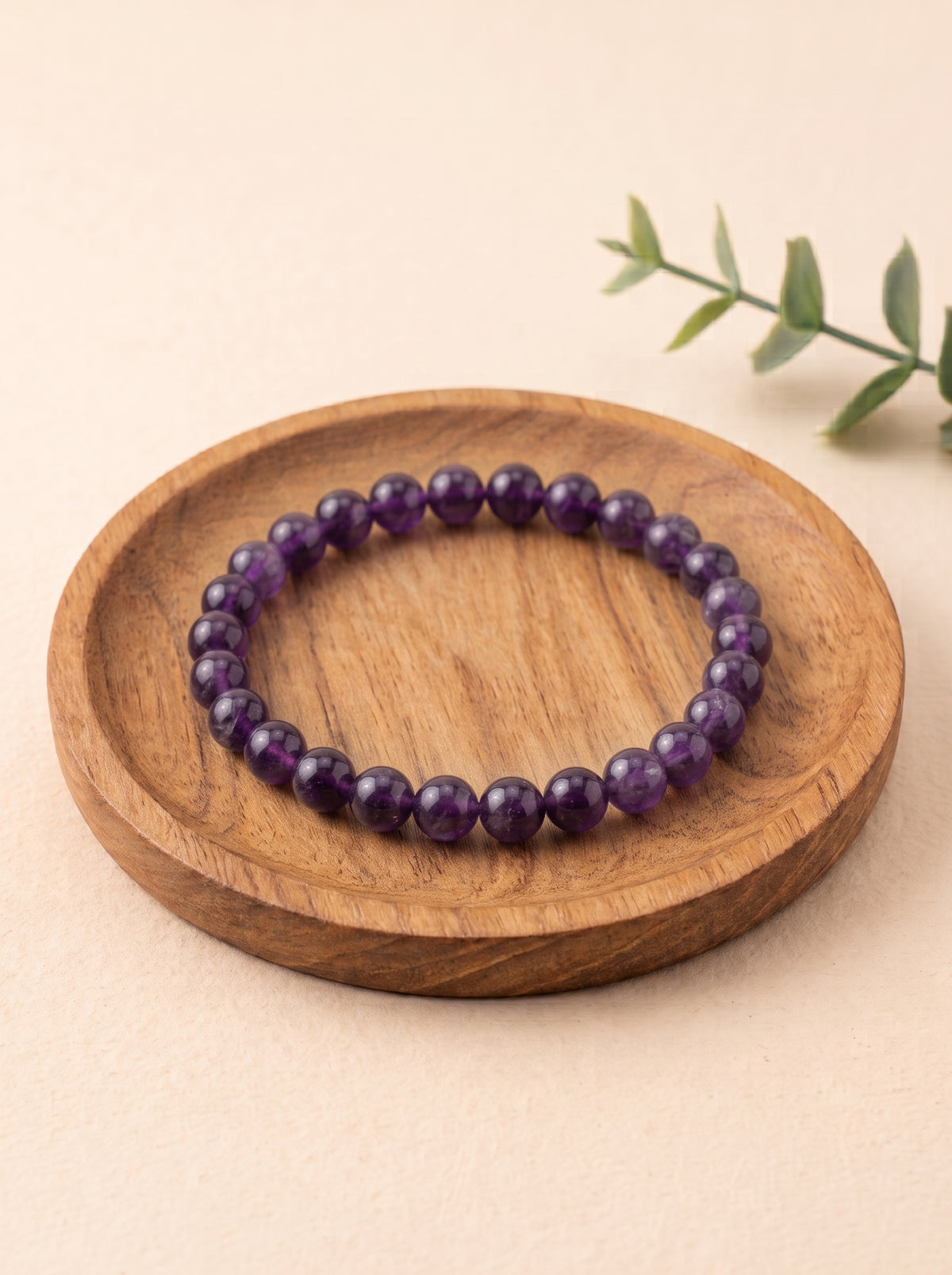 pulsera amatista 8 mm natural ajustable cuentas violetas elegantes 1