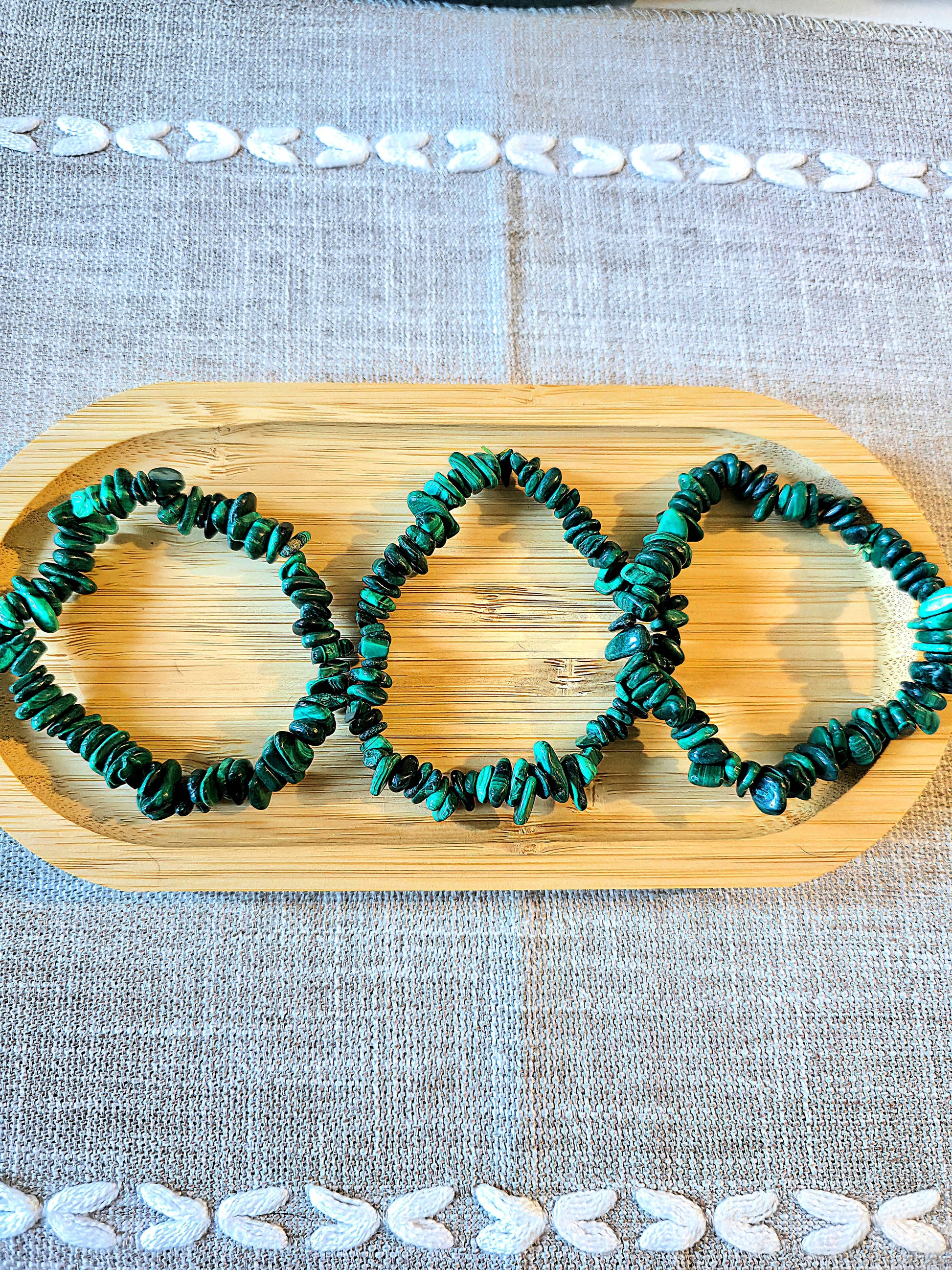 pulsera malaquita protección transformación