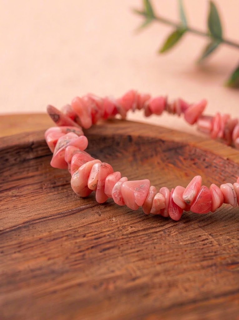 pulsera chips rodocrosita calidad AA 3