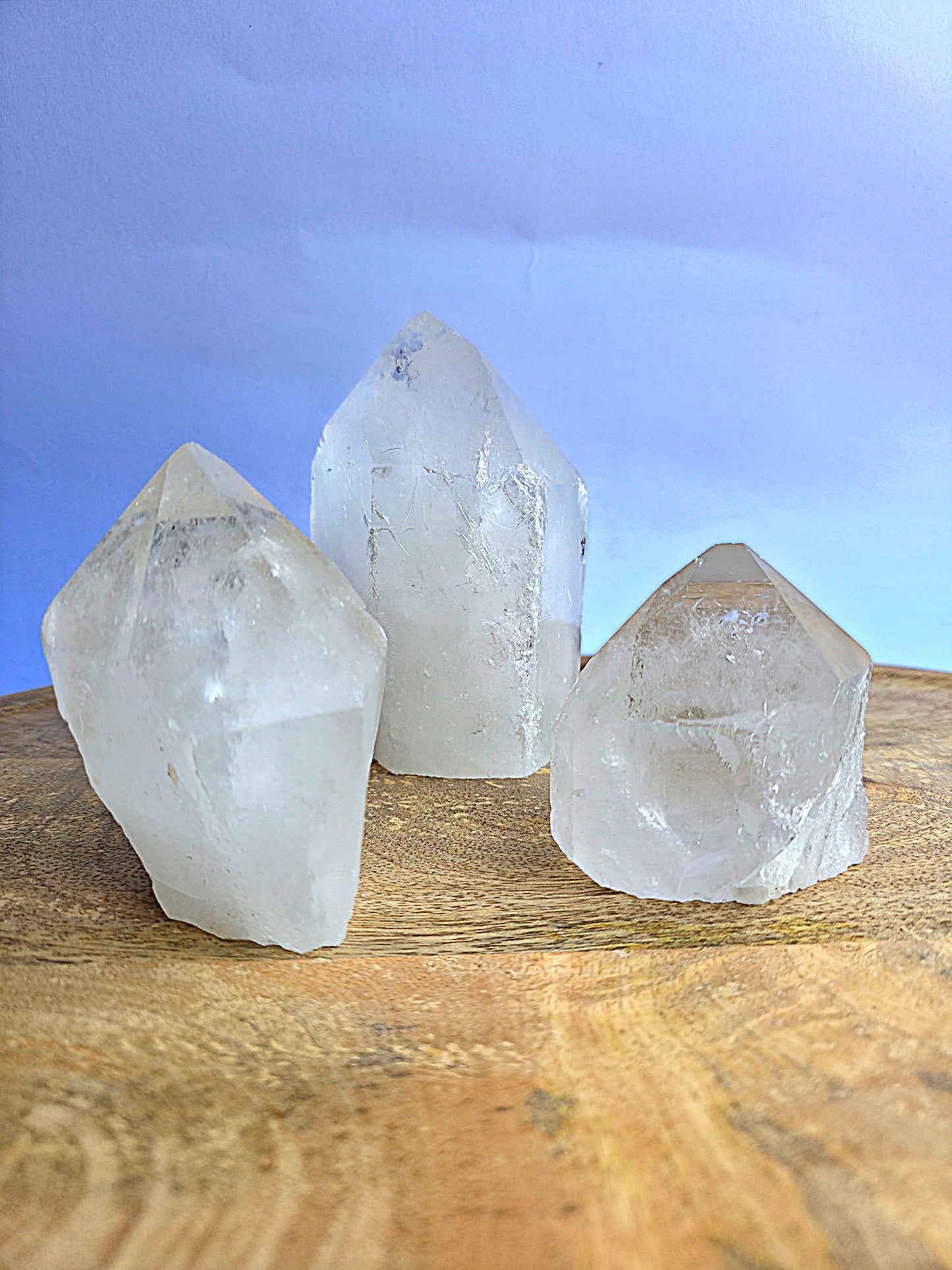 Puntas generadoras cuarzo cristal maestro foto 1