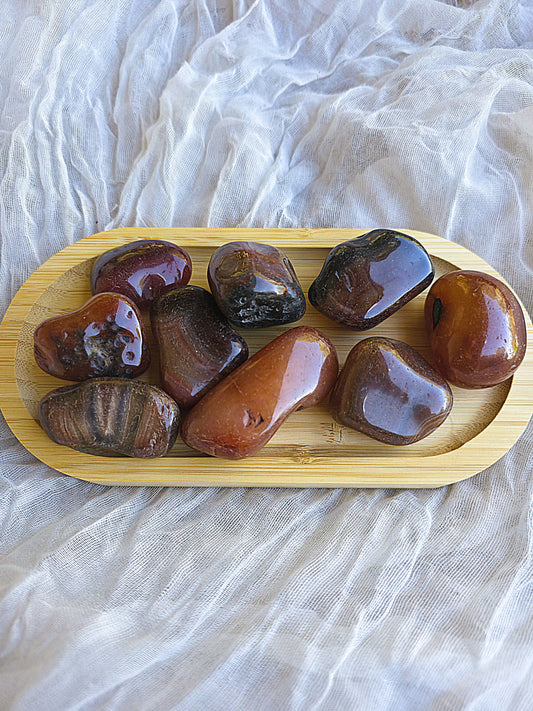 Set de rodados pulidos de Cornalina