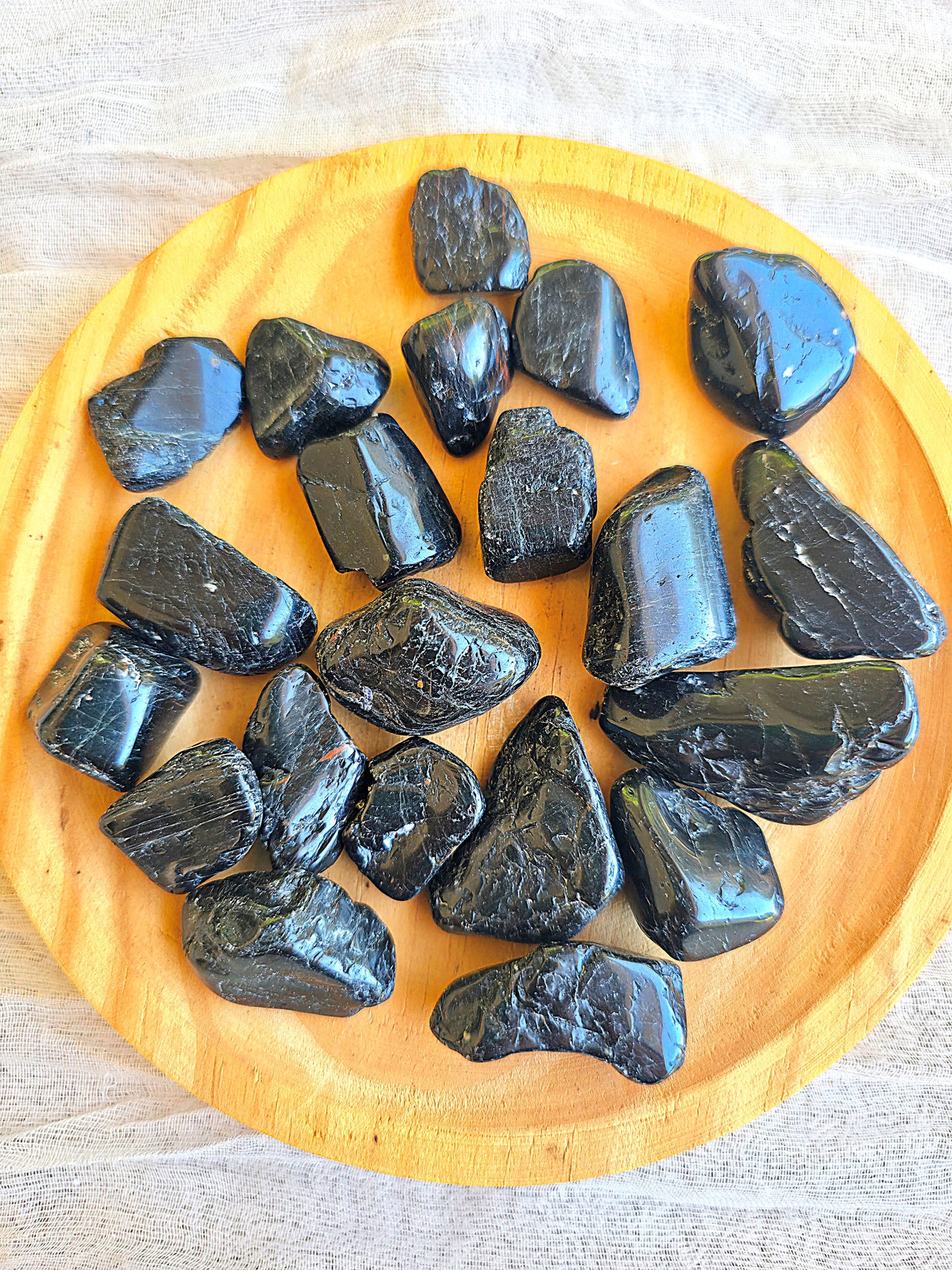 rodado turmalina negra natural pulida proteccion energetica mineral