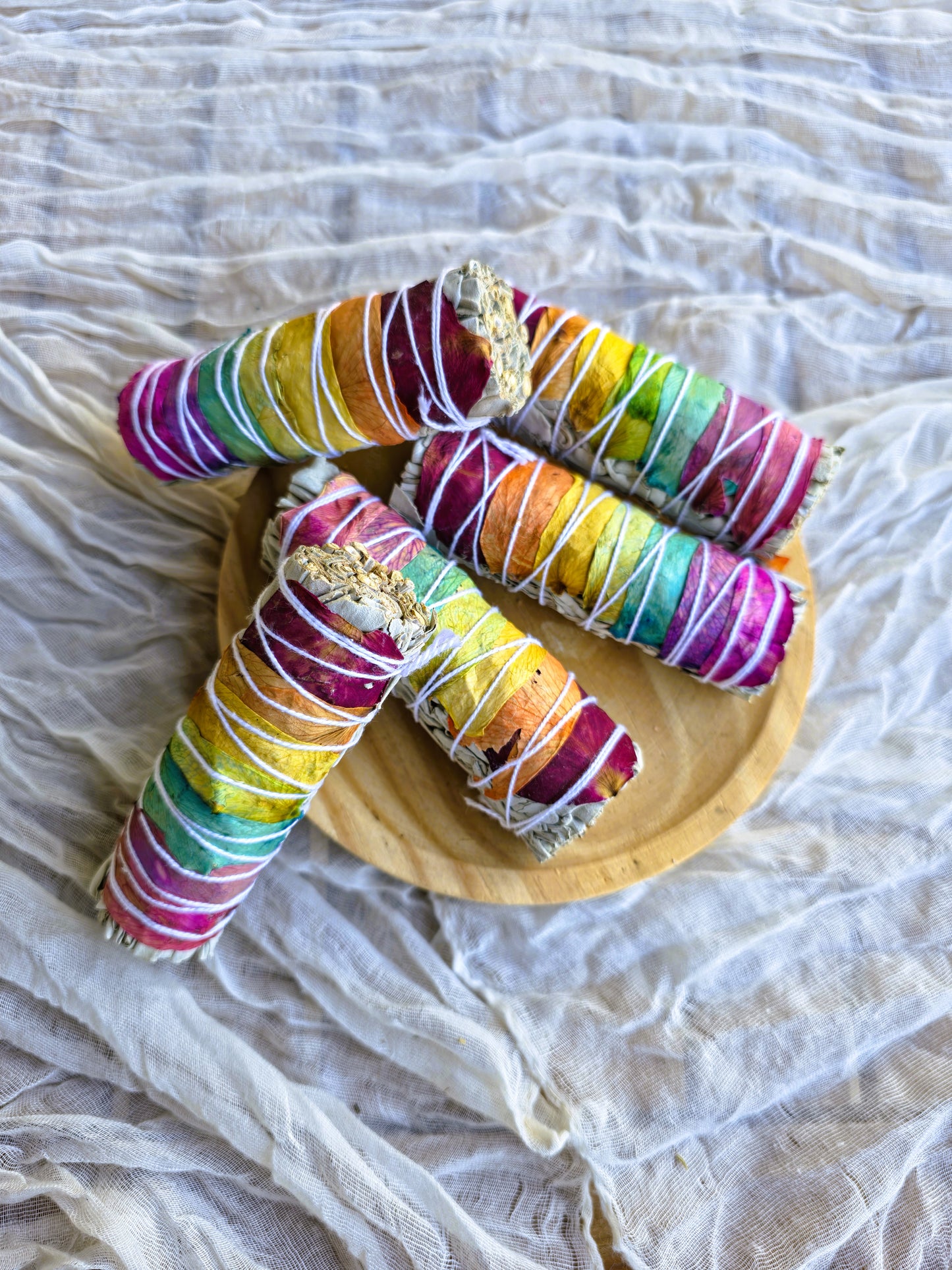 Atado de salvia blanca 7 chakras para limpieza energética