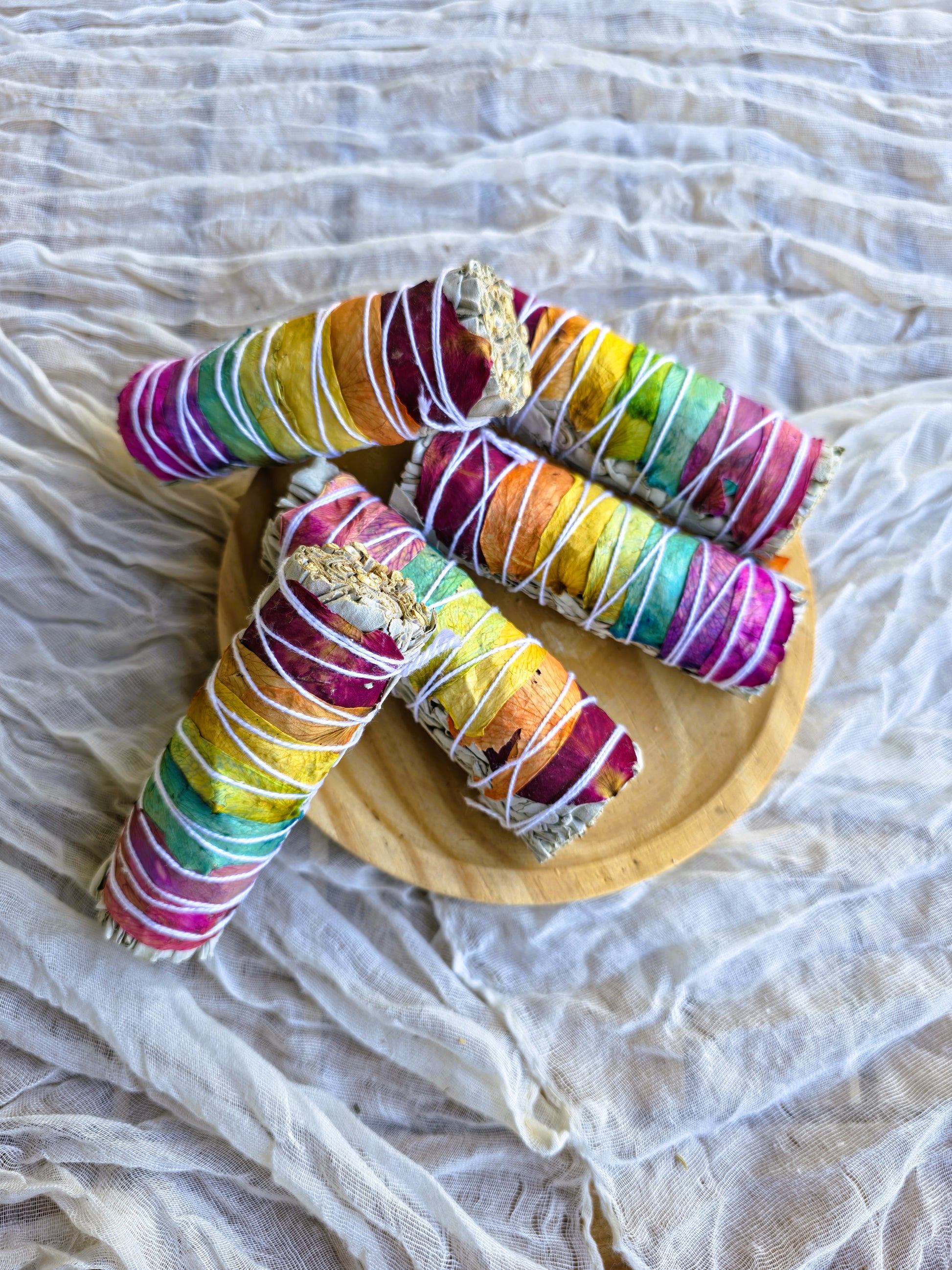 Atado de salvia blanca 7 chakras para limpieza energética