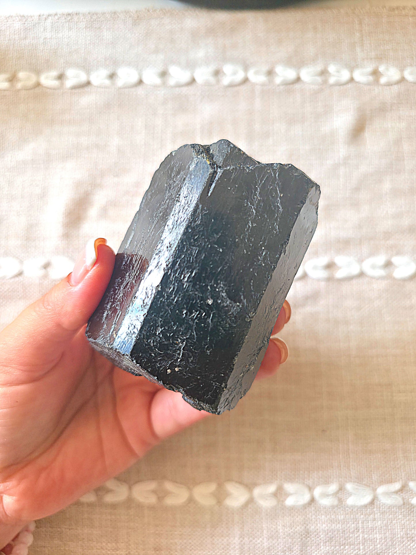 turmalina negra chorlo masivo en bruto extra grande brillo intenso modelo 2