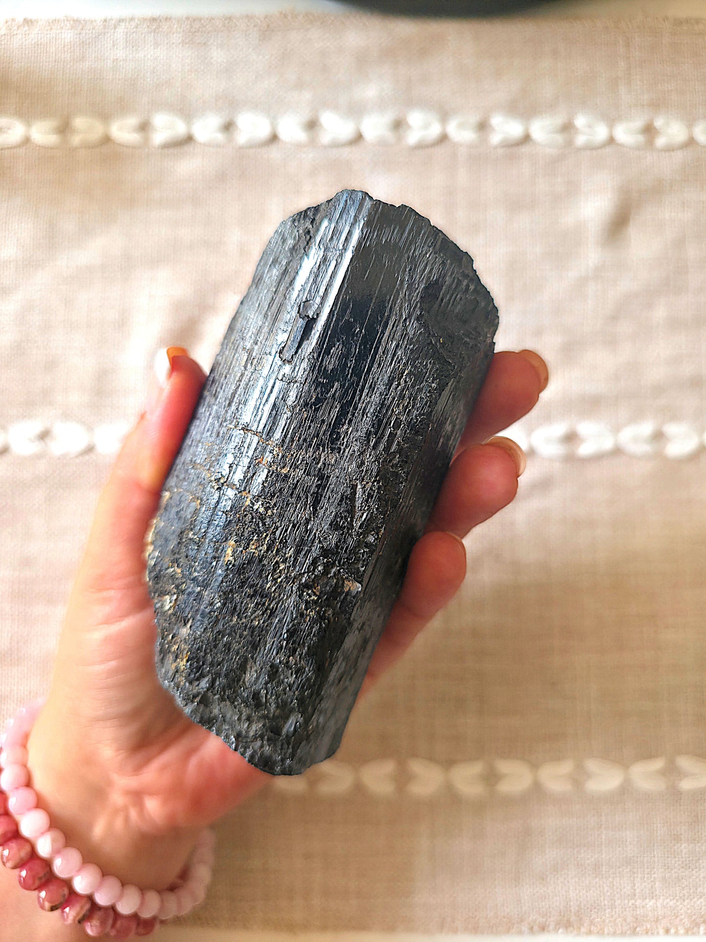 turmalina negra chorlo masivo en bruto extra grande brillo intenso modelo 5