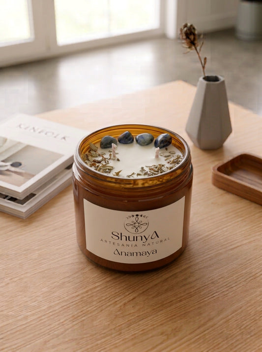 Vela aromática artesanal Anamaya