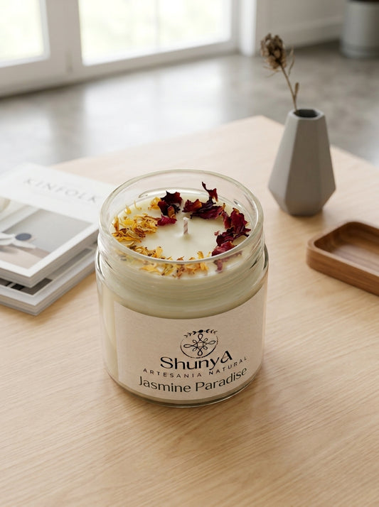 Vela aromática artesanal Jasmine Paradise